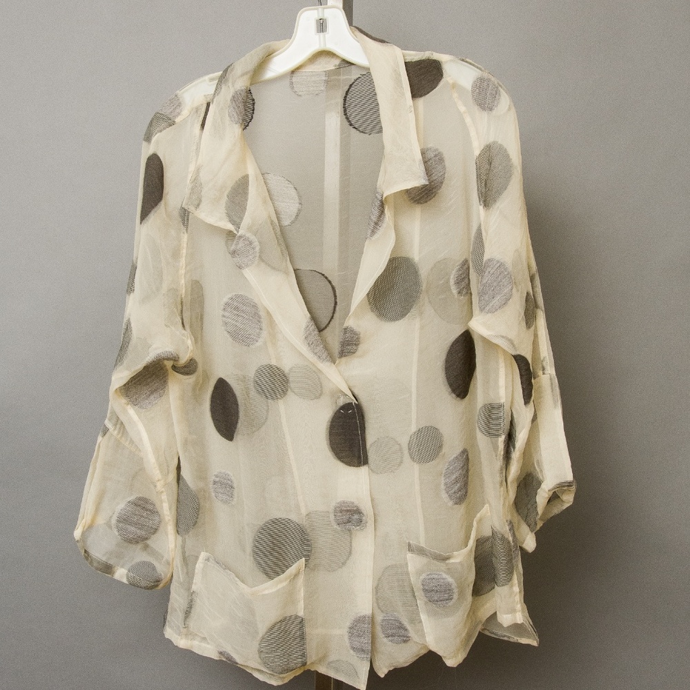 Babette blouse L Acrylic Wool blend Lagenlook